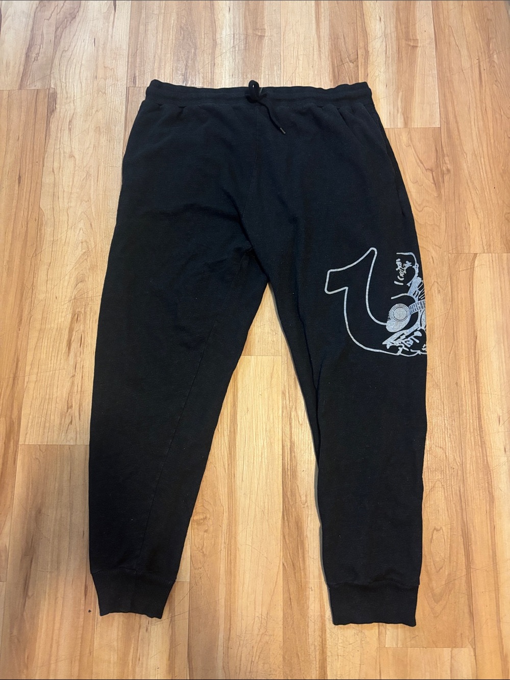True Religion Black Loungewear Sweatpants